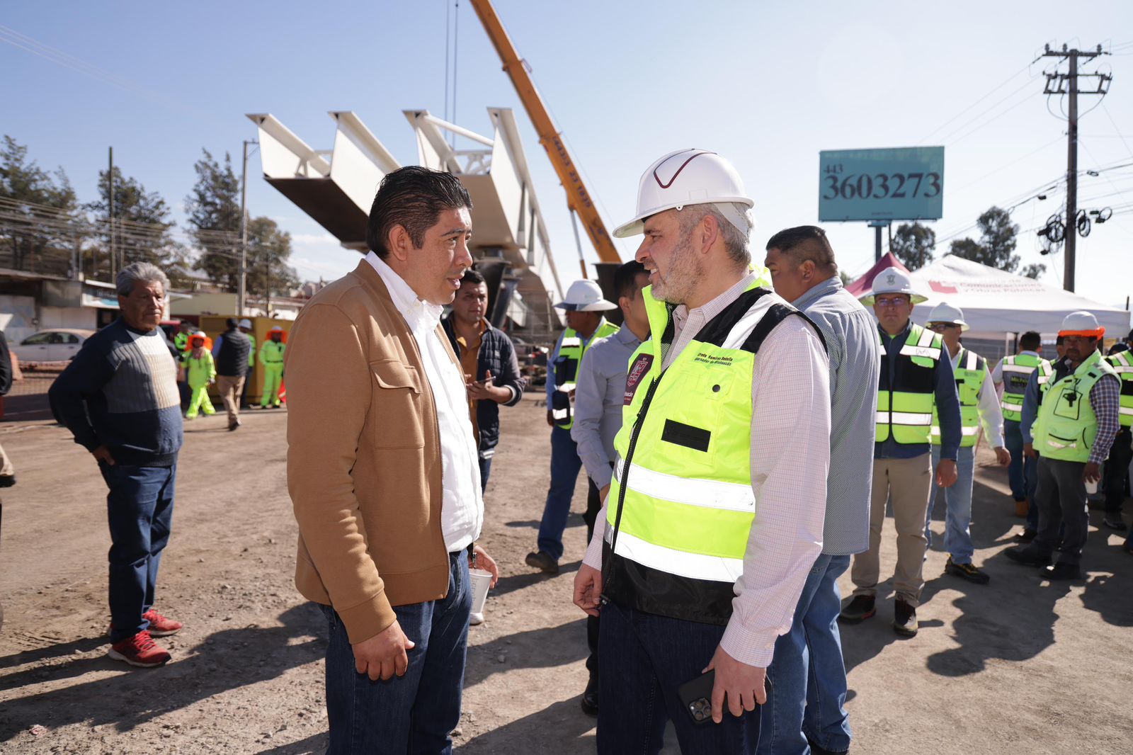 En abril quedará listo el paso superior de Villas del Pedregal: Bedolla