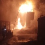 Controlado incendio de destiladora en Tancítaro: PC