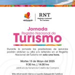 Jornada del Registro Nacional de Turismo llega mañana a Caleta de Campos