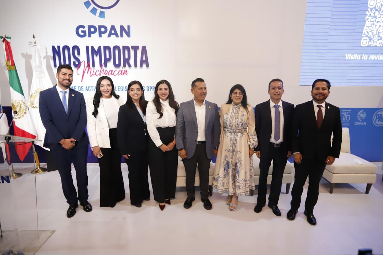 Presenta GP del PAN su Primer Informe de Actividades Legislativas.