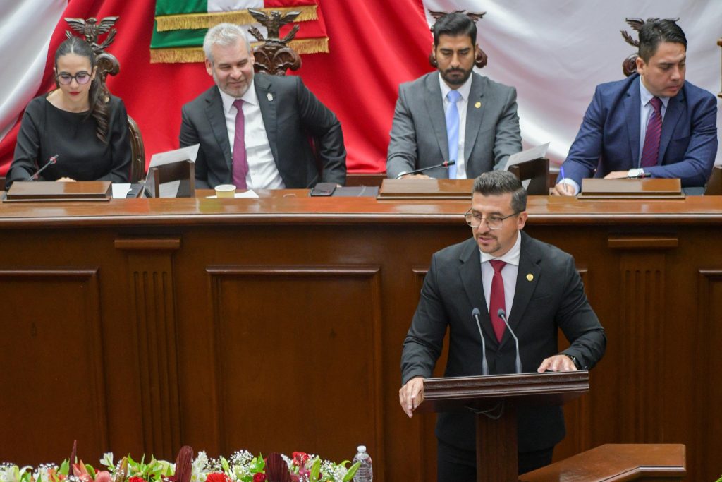 Toño Mendoza reconoce avances en Michoacán durante el 4º Informe del Gobernador Alfredo Ramírez Bedolla