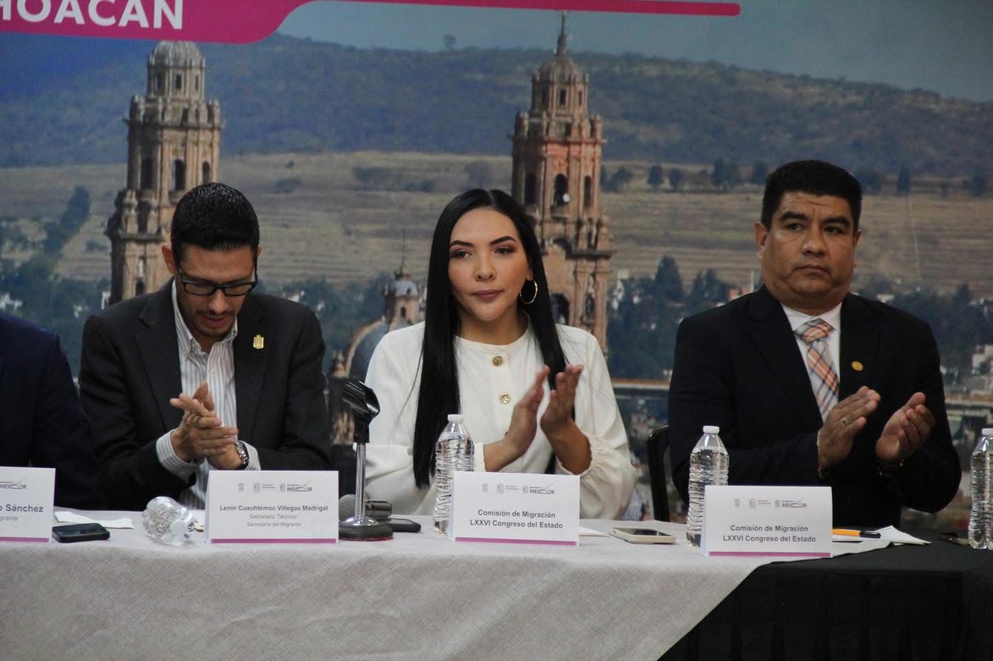 Adriana Campos reitera apoyo legislativo a migrantes en la instalación del Consejo 2025-2028