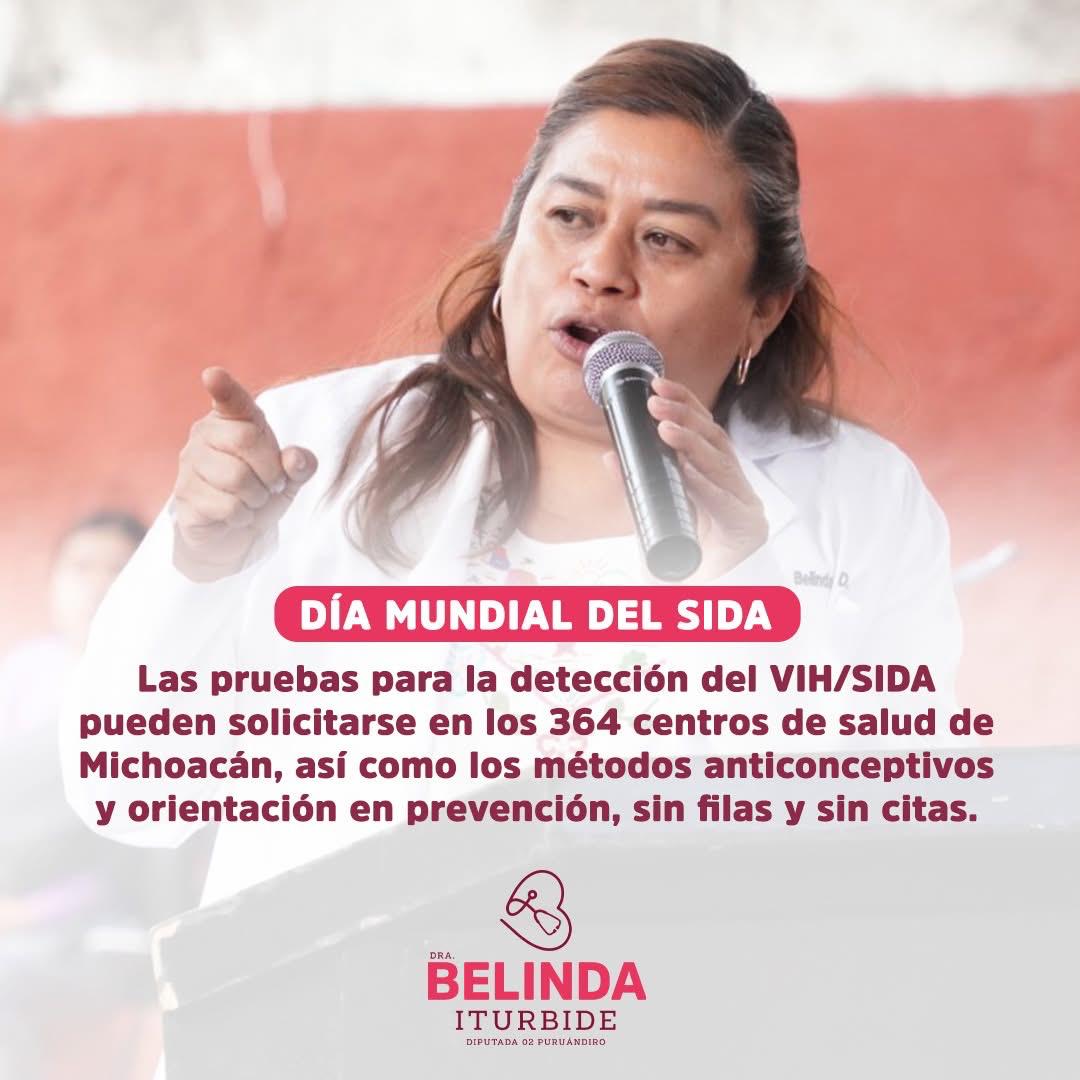 Reconoce Belinda Iturbide trabajo de Michoacán en prevención del SIDA