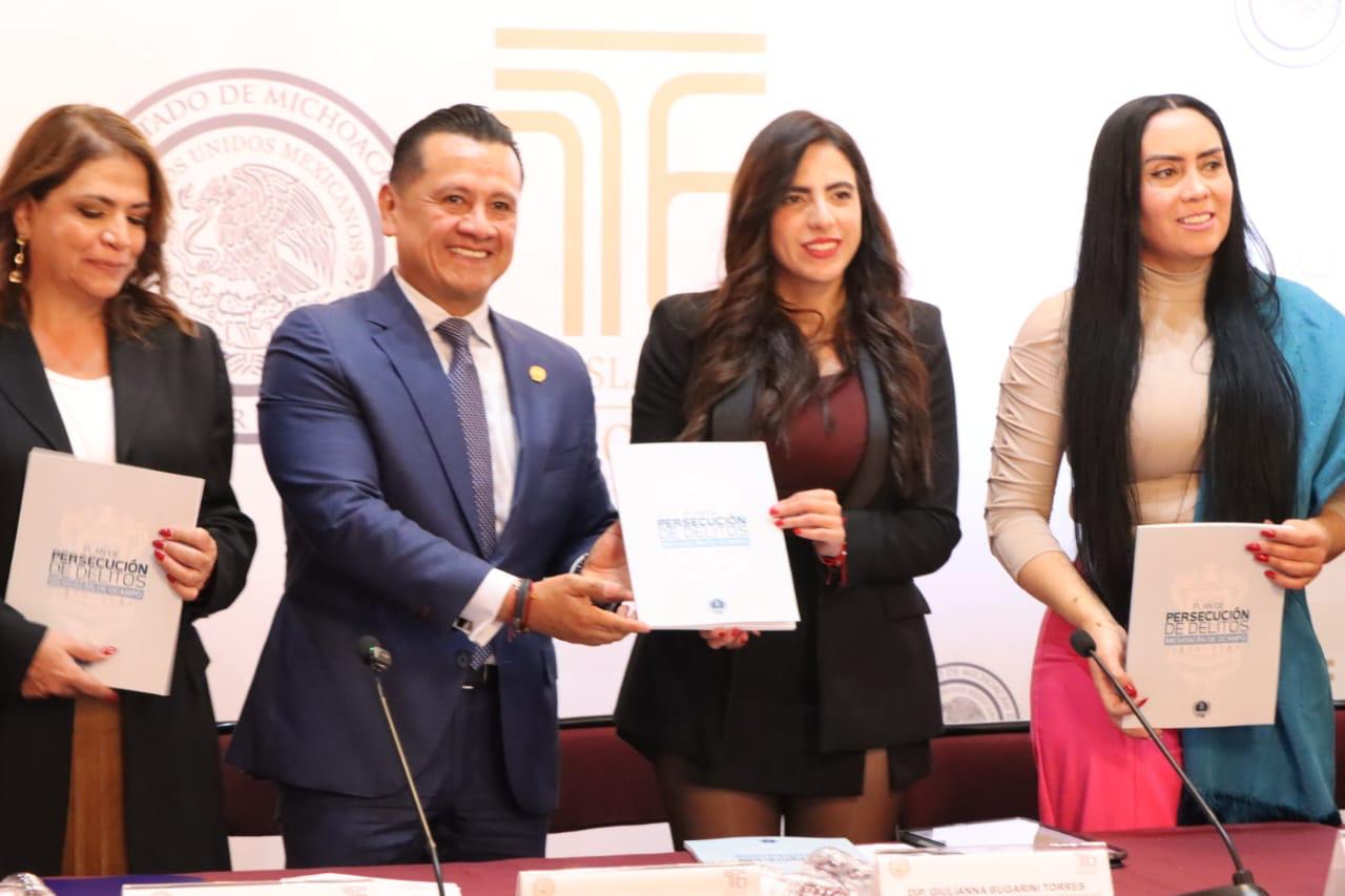 Recibe Congreso del Estado de la FGE el Plan de Persecución del Delito 2025-2034