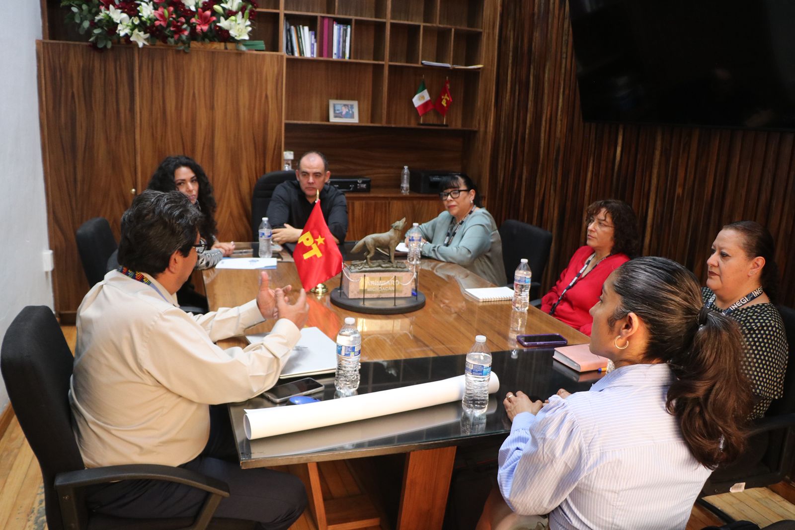 Congreso de Michoacán e INEGI fortalecen coordinación institucional: Baltazar Gaona