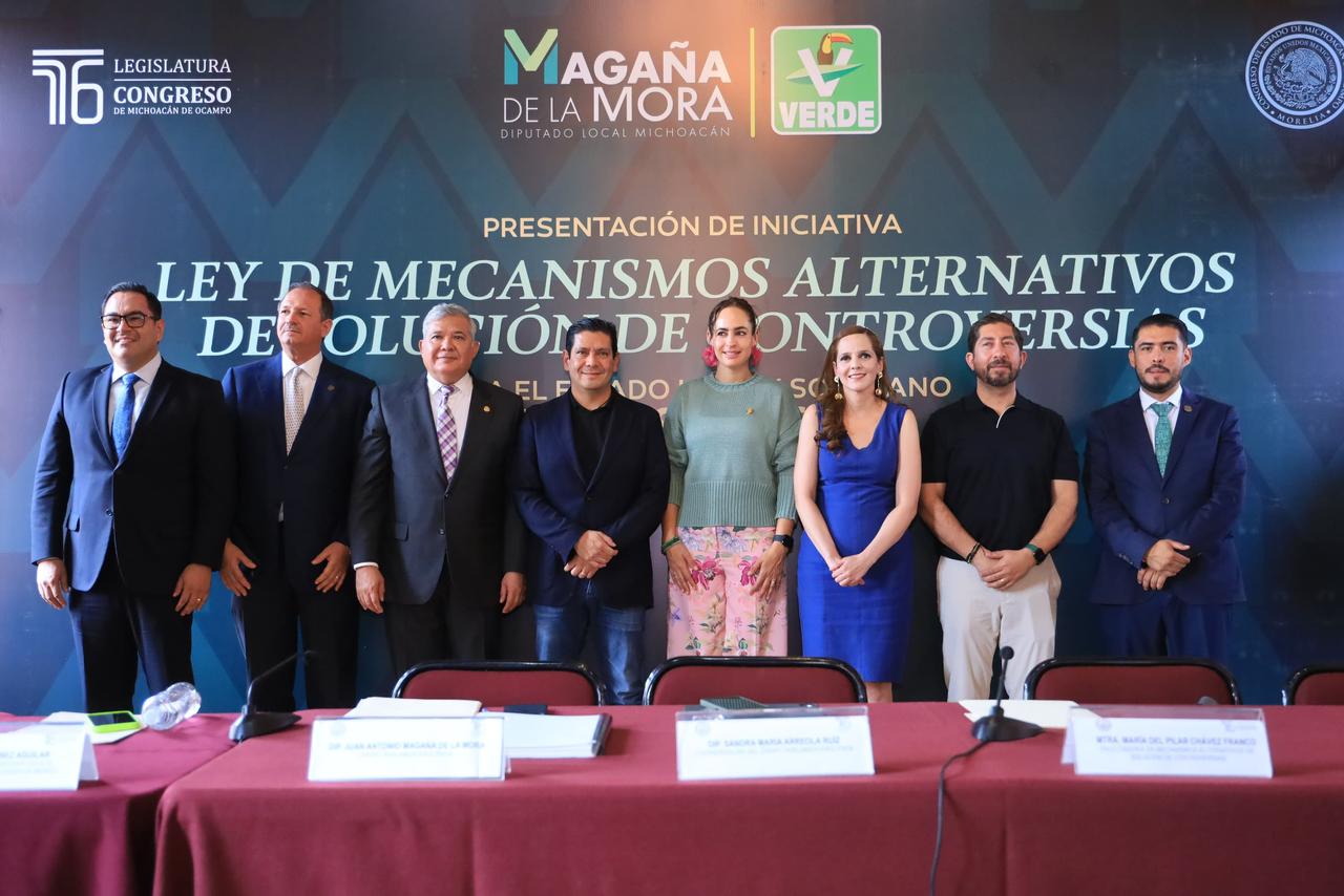 La Ley de Mecanismos Alternativos de Solución evitaría juicios, plantea Juan Antonio Magaña de la Mora en iniciativa