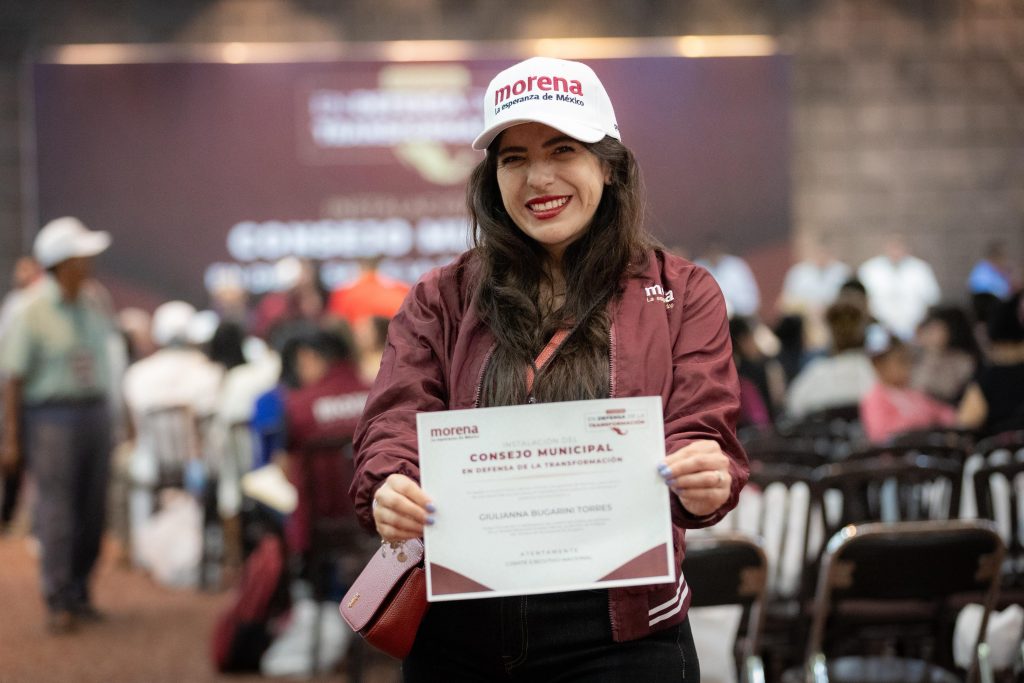 Morena se fortalece en Morelia: Giulianna Bugarini se suma a tareas de organización