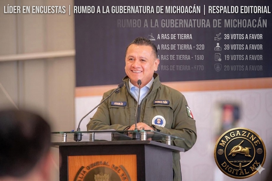 NÚMEROS QUE MANDAN: Carlos Torres Piña arrasa en las encuestas y Magazine Digital Mx respalda el proyecto que Michoacán necesita