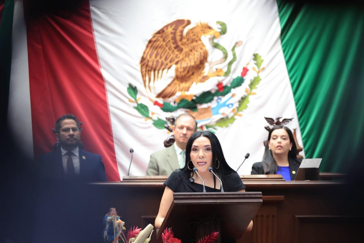En arranque del Tercer Año Legislativo, Adriana Campos Huirache exige resultados y responsabilidad al Congreso ante los retos que enfrenta Michoacán