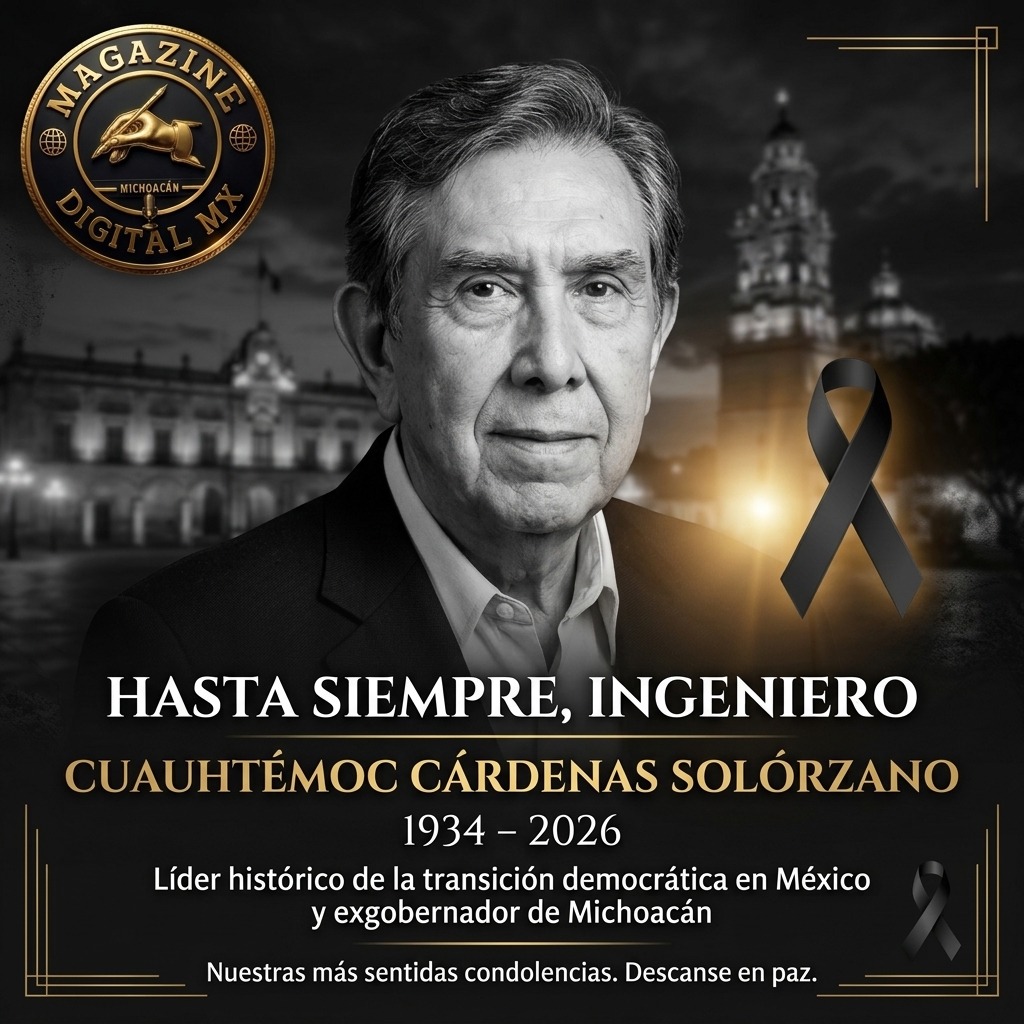 Luto en la política mexicana: Fallece el Ing. Cuauhtémoc Cárdenas Solórzano a los 92 años